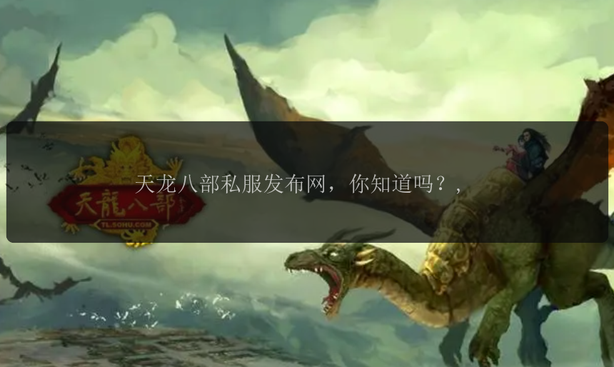 天龙八部私服发布网，你知道吗？